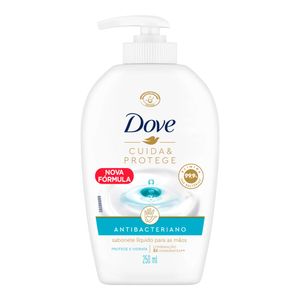 DOVE SABONETE LIQUIDO PARA MAOS ANTIBACTERIANO CUIDA E PROTE
