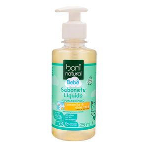 SABONETE LIQUIDO BONI NATURAL BEBE  CAMOMILA E ALOE VERA 250