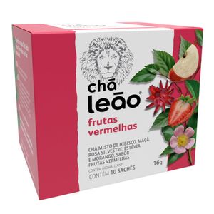 CHA LEAO FRUTAS VERMELHAS 10UN