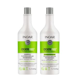 KIT INOAR SHAMPOO+CONDICIONADOR CICATRIFIOS 1L