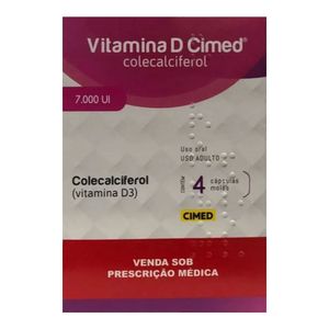 VITAMINA D CIMED 7.000UI 4CPR