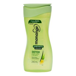 SABONETE LIQUIDO MONANGE DETOX 240ML