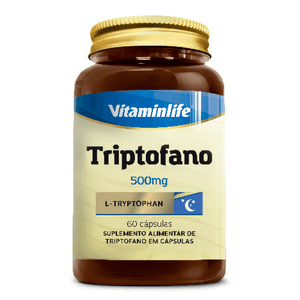 TRIPTOFANO VITAMINLIFE 500MG 60CAP