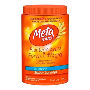 METAMUCIL SABOR LARANJA POTE 174G