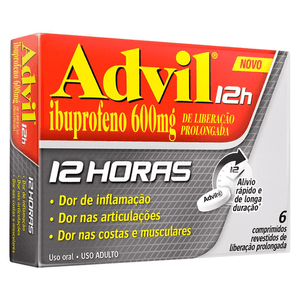 ADVIL 12H 600MG 6CPR