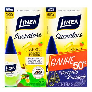 ADOÇANTE LINEA SUCRALOSE 75ML 2UN