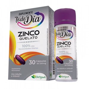 TODO DIA ZINCO QUELATO KATIGUA 250MG 30CAP