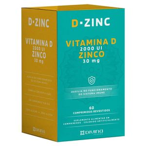 VITAMINA D + ZINCO DIVINA PHARMA 2.000UI 60CPR