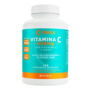 VITAMINA C TRIPLE DIVINA PHARMA 500MG 100CPR