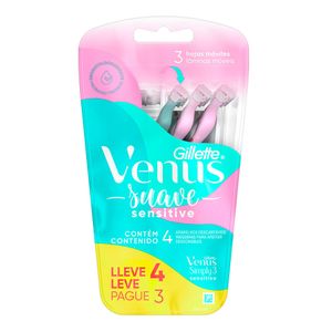 APARELHO GILLETTE VENUS SUAVE SENSITIVE L4P3