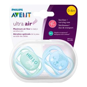 CHUPETA PHILIPS AVENT ULTRA AIR 0-6M 2UN