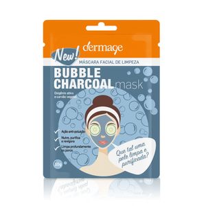 DERMAGE MASCARA FACIAL BUBBLE CHARCOAL 10G
