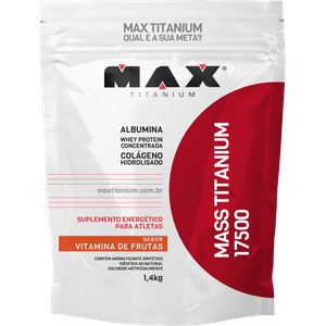 MAX MASS TITANIUM 17500 VITAMINA DE FRUTAS 3K