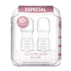 DESODORANTE ROLL ON GIOVANNA BABY 2UN VANILLA