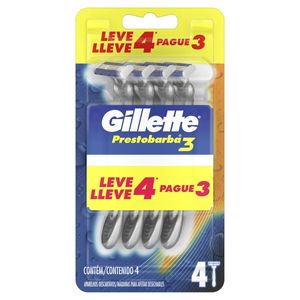 APARELHO GILLETTE PRESTOBARBA 3