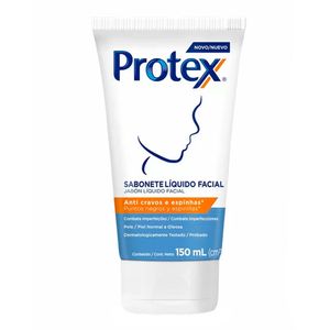 SABONETE LIQUIDO PROTEX FACIAL ANTICRAVOS 150ML