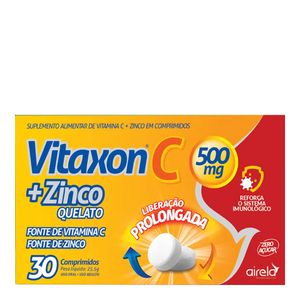 VITAXON LIBERAÇAO PROLONGADA ZINCO 30CPR