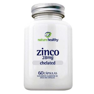 ZINCO QUELATO NATURE HEALTHY 28MG 60CAP