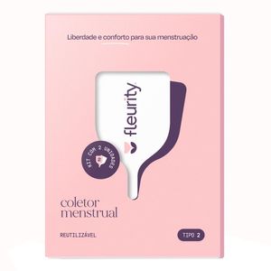 COLETOR MENSTRUAL FLEURITY TIPO 2 2UN