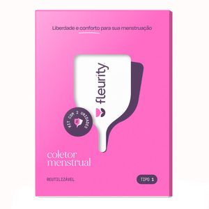 COLETOR MENSTRUAL FLEURITY TIPO 1 2UN