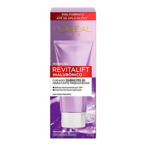 LOREAL CREME FACIAL ANTI-IDADE REVITALIFT HIALURONICO DIURNO