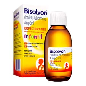 BISOLVON 4MG/5ML XAROPE EXPECTORANTE PEDIATRICO 120ML