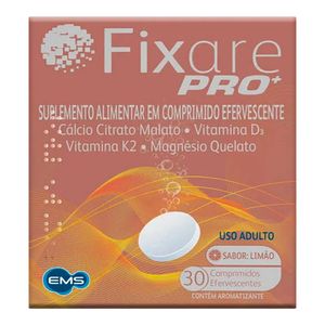 FIXARE PRO + EFERVESCENTE LIMAO 30CPR