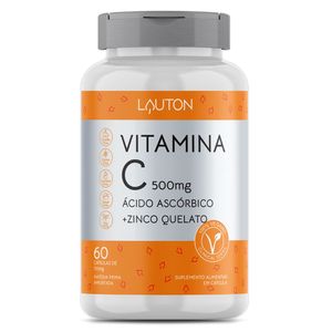 VITAMINA C+ ZINCO LAUTON 500MG 60CAP