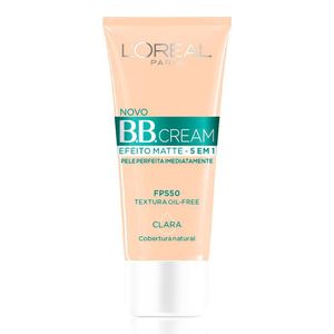 LOREAL BB CREAM 5EM1 EFEITO MATTE COR CLARA OIL FREE FPS50 3
