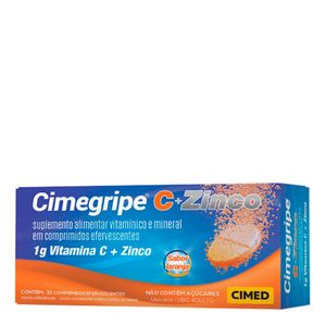 CIMEGRIPE C+ ZINCO CIMED 10CPR ENFERVESCENTES