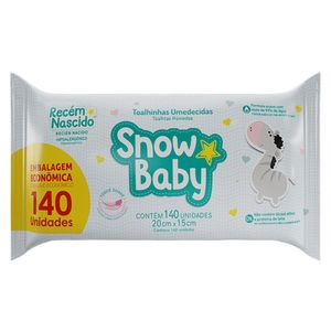 LENÇO UMEDECIDO SNOW BABY RECEM NASCIDO 140UN