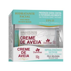 HIDRATANTE FACIAL DAVENE HIPOALERGENICO FPS15 50G