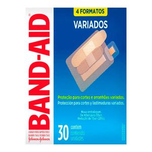 CURATIVO BAND AID TAMANHOS VARIADOS 30UN