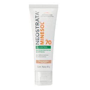 NEOSTRATA MINESOL OIL CONTROL PROTETOR SOLAR PELE MORENA FPS