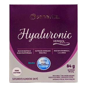 COLAGENO HYALU SANAVITA VERISOL SABOR NEUTRO 30SACHES