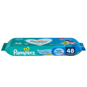 LENÇO UMEDECIDO PAMPERS SPLASH 48UN