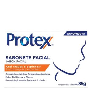 SABONETE PROTEX FACIAL ANTI CRAVOS 85G