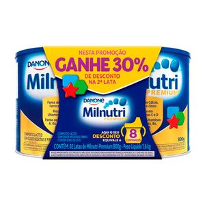 LEITE MILNUTRI PACK 2X 800G