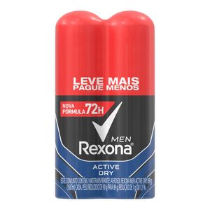 DESODORANTE REXONA AE POWDER DRY MEN 150ML 2UN
