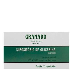 SUPOSITORIO GLICERINA GRANADO ADULTO 12UN