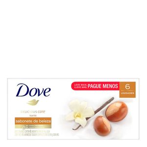 DOVE SABONETE KARITE BAUNILHA 90G 6UN
