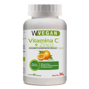 VITAMINA C + ZINCO VEGAN 60CAP