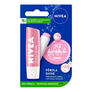 NIVEA PROTETOR LABIAL PEROLA SHINE 4,8G