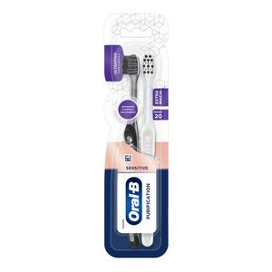 ESCOVA DENTAL ORAL B WHITENING PURIFICATION 2UN