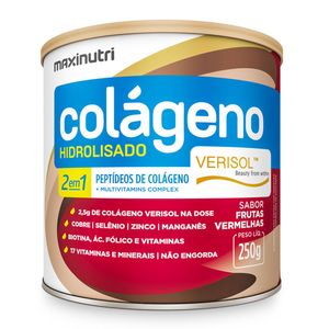 COLAGENO HIDROLISADO VERISOL 2EM1 MAXINUTRI SABOR FRUTAS VER
