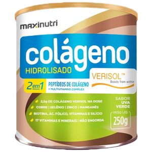 COLAGENO HIDROLISADO VERISOL 2EM1 MAXINUTRI SABOR UVA VERDE