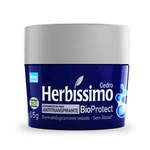 DESODORANTE HERBISSIMO BIOPROTECT CEDRO CREME 55G