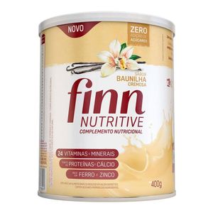 FINN NUTRITIVE COMPLEMENTO NUTRICIONAL ZERO AÇUCAR SABOR BAU