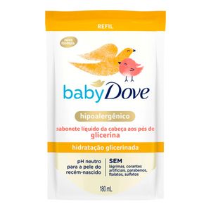 DOVE SABONETE LIQUIDO BABY HIDRATAÇAO GLICERINADA REFIL 180M