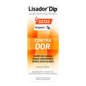 LISADOR DIP 500MG/ML 20ML